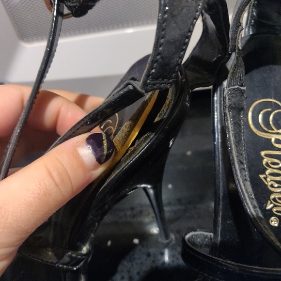 Pleaser Patent Faux Leather Heels - Picture 2 of 4